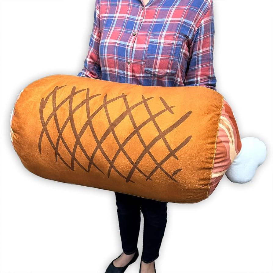 Amazon.co.jp: 骨付き肉 ぬいぐるみXL プレミアムDX クッション